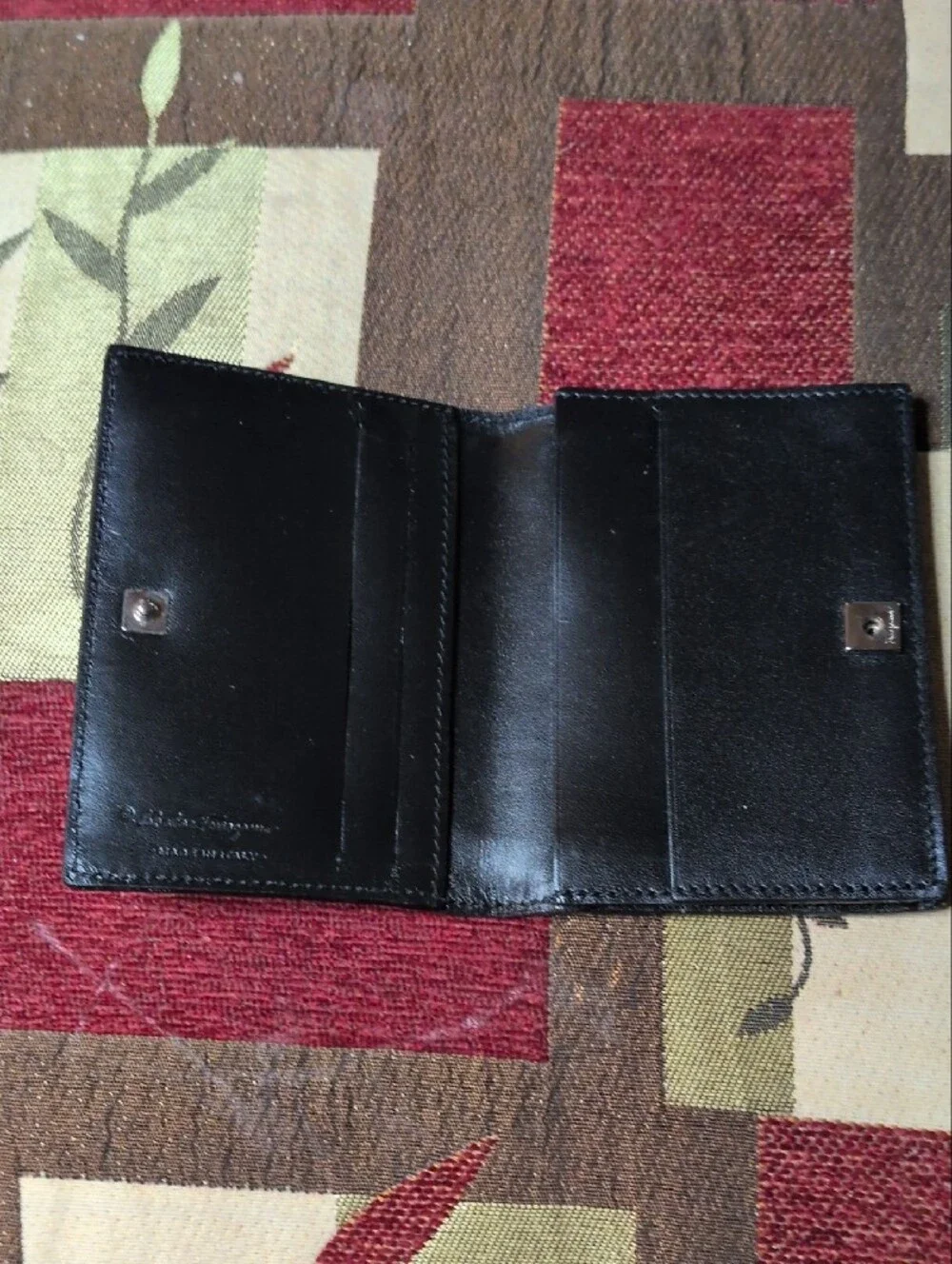 Salvador Ferragamo Men's Leather Bi-Fold Wallet - Brown